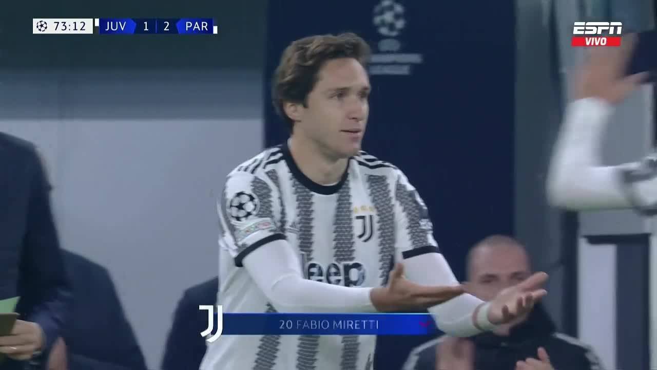 好久不见！小基耶萨身披尤文7号替补登场，时隔10个月复出