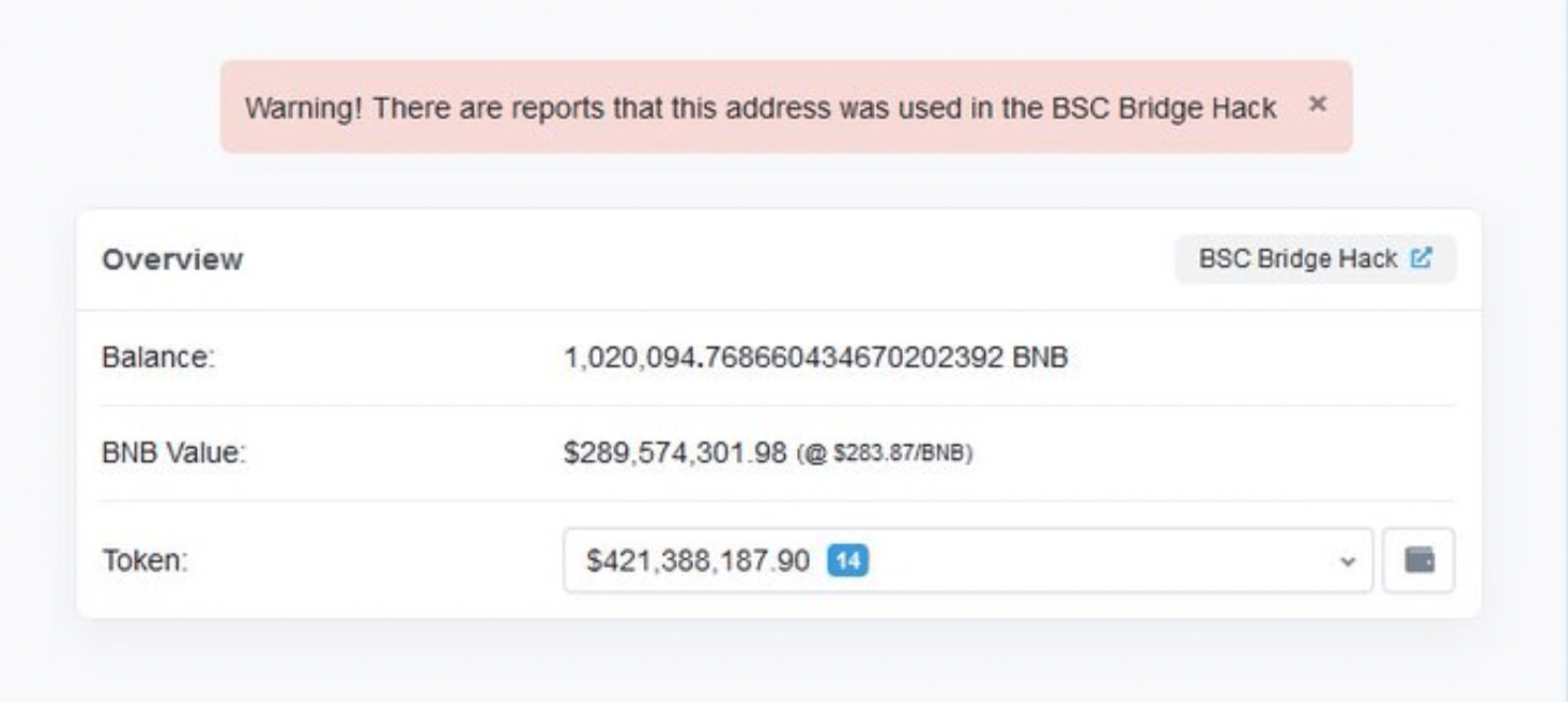 BNB Chain BSC跨链桥遭黑客攻击<strong></p>
<p>pai币在哪个交易所上线</strong>，200万枚BNB被盗，币安创始人称目前损失约1亿美元