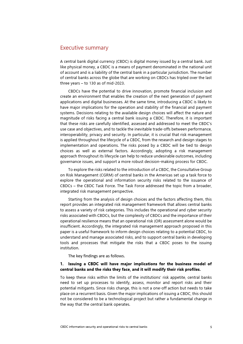 央银行数字货币(CBDC)信息安全与运营风险（附下载）