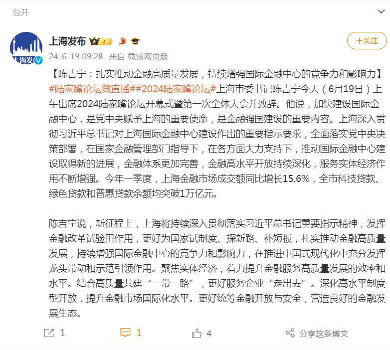 上海重磅<strong></p>
<p>上海货币交易中心</strong>!国际货币基金组织上海区域中心正式启动!陈吉宁:扎实推动金融高质量发展