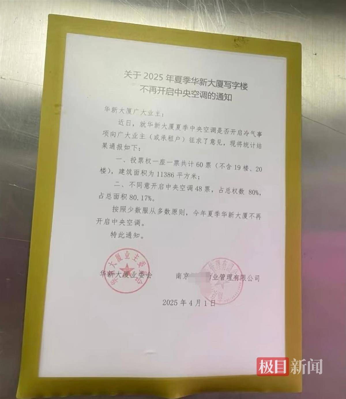 南京一写字楼投票决定夏季不开中央空调<strong></p>
<p>ine原油</strong>,物业:少数服从多数