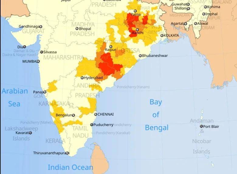 印度共产党(毛派)最高领导人被打死<strong></p>
<p>原油凝点</strong>!坚持读毛选、打游击战30年