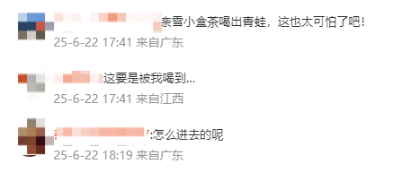 奈雪的茶被曝喝出青蛙<strong></p>
<p>原油期货配资</strong>，当事人：差点喝进嘴里，市场监督管理局已介入