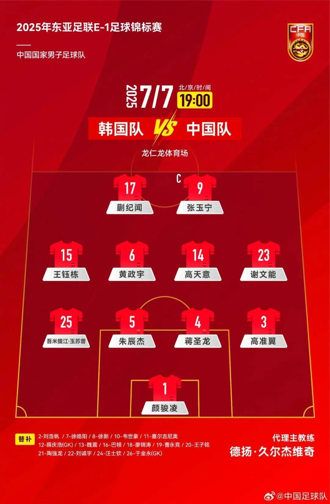 东亚杯国足0:3韩国队<strong></p>
<p>中原油田总医院</strong>，与对手近6次交手均遭遇失利