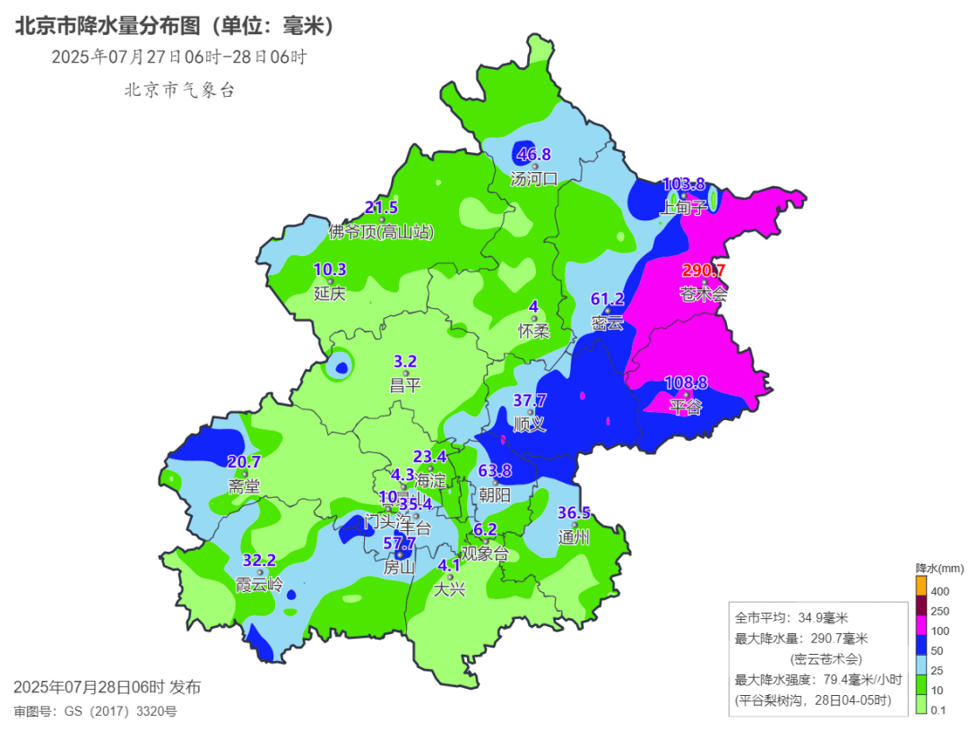 雨情速递 | 看看昨晚北京哪里下<strong></p>
<p>原油加热器</strong>了大暴雨（2025-7-28）
