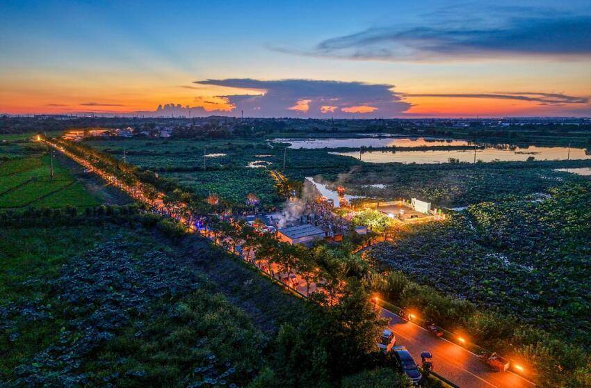 安徽庐江：乡村音乐会 艺术进景区