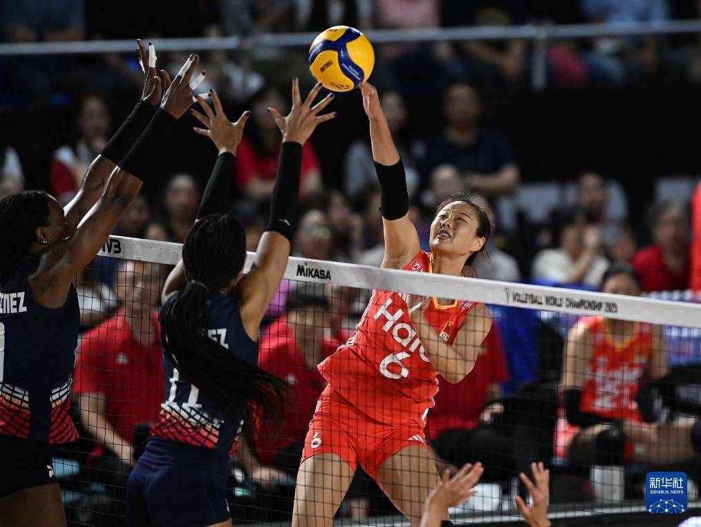 女排世锦赛：中国队胜多米尼加队