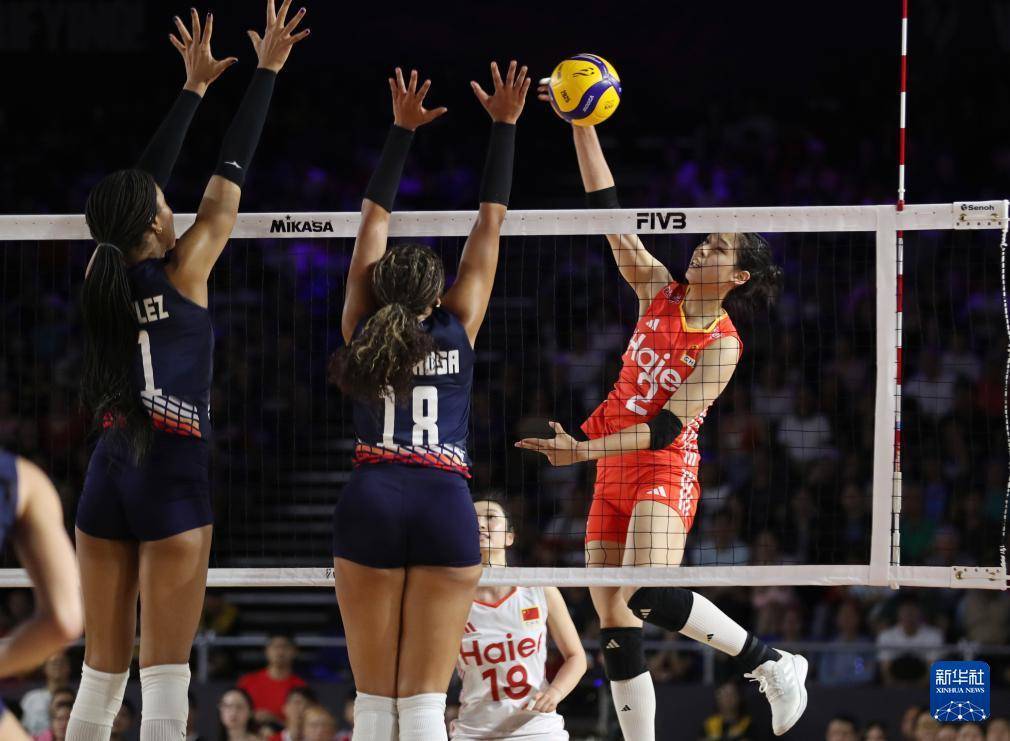 女排世锦赛：中国队胜多米尼加队
