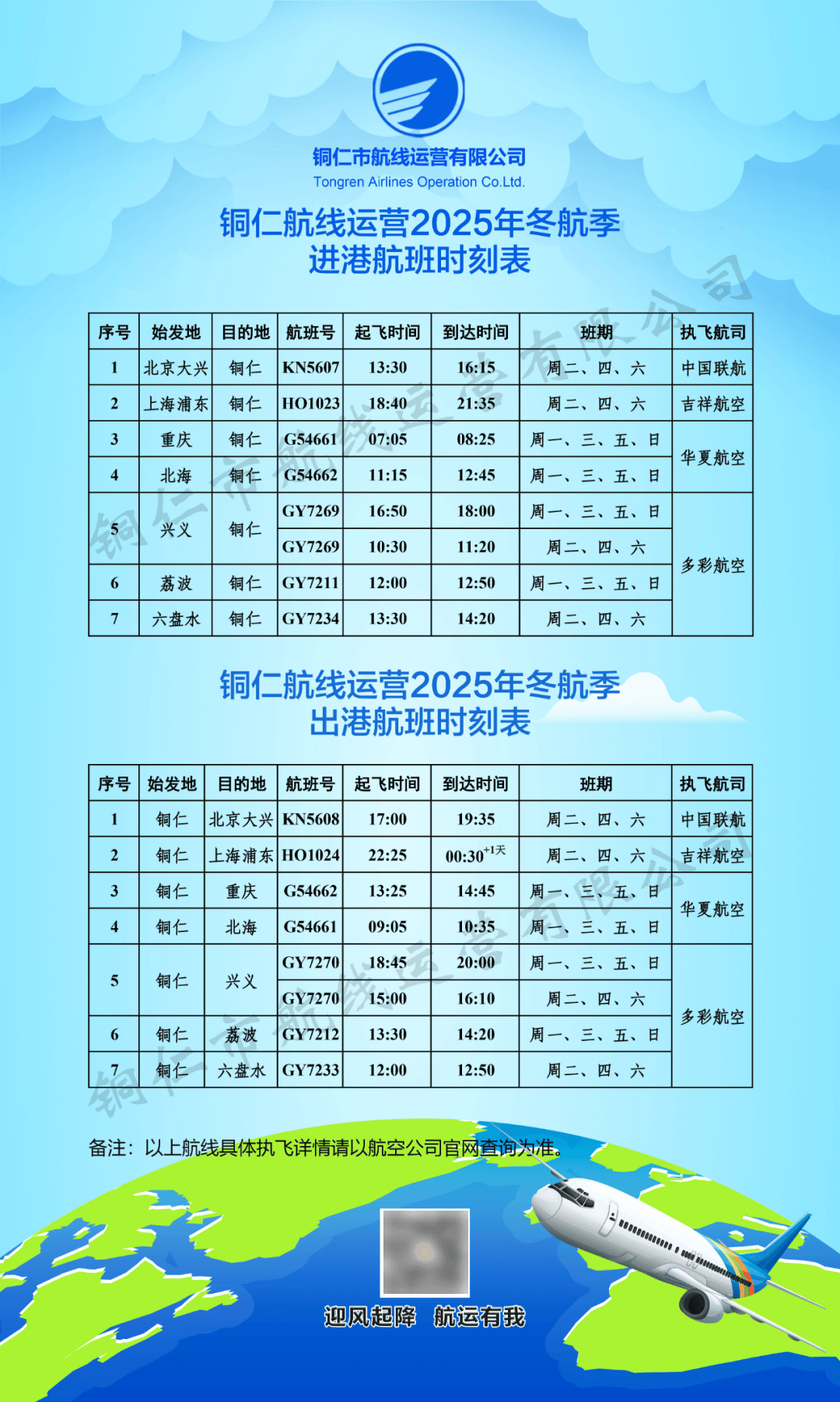 新航季<strong></p>
<p>虚拟币的经营模式</strong>!10月26日起铜仁执行冬航季航班计划