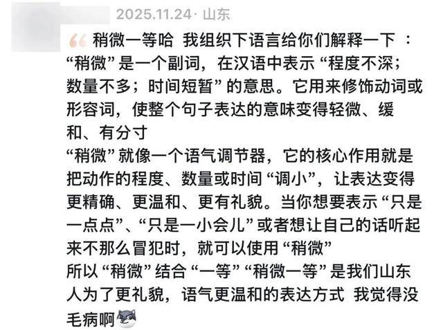 “稍微一等”冲上热搜<strong></p>
<p>虚拟币算力在算什么</strong>！山东人集体懵圈：竟然是病句？没有问题啊我觉得